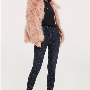 Topshop MOTO Jamie High Waist Ankle Grazer